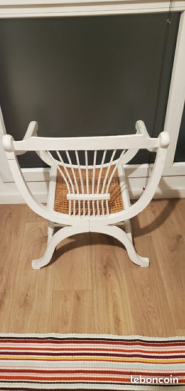 Fauteuil dagobert blanc (image 4)