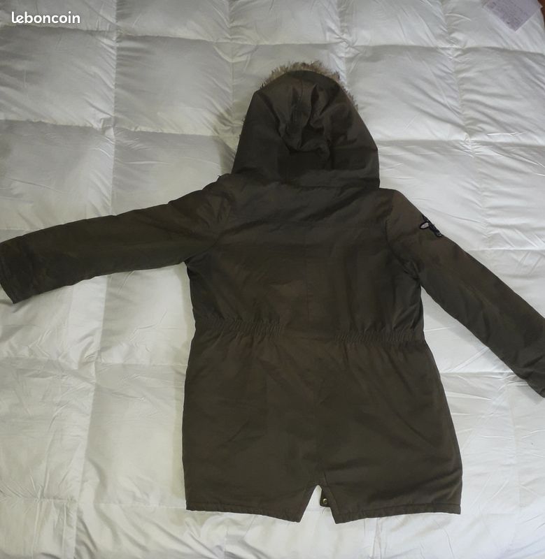 Parka enfant kaki 12 ans (image 2)