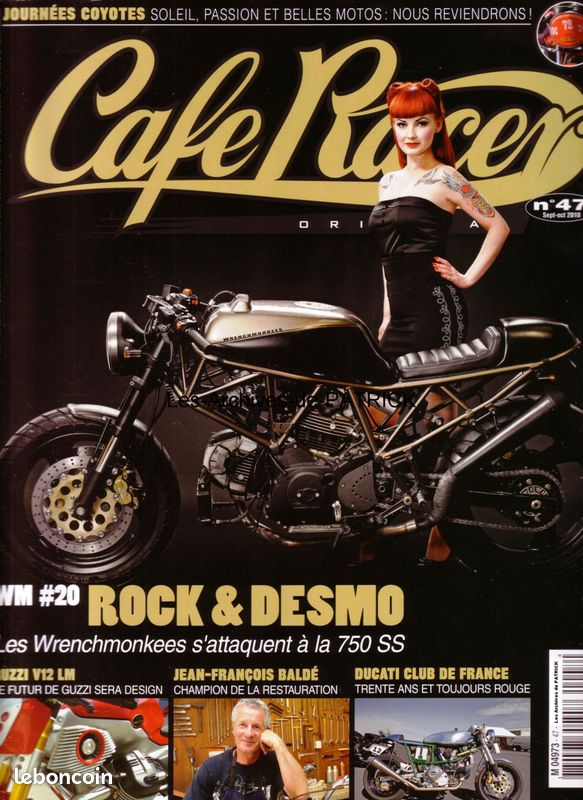 CAFE RACER 47 KAWASAKI Z900 Z1 900 VINCENT 1000 Série C MOTO GUZZI