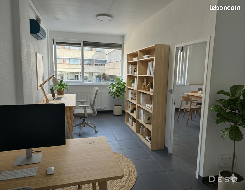 Bureau à louer de 88 m2 climatisé de 7 pièces avec domiciliation en QPV (image 2)