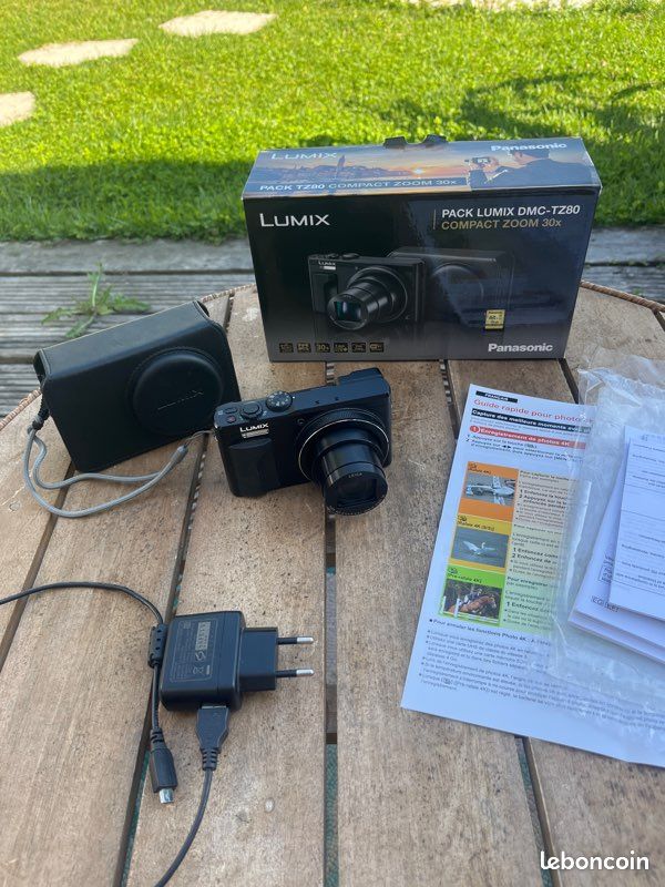 Appareil photo Lumix compact Panasonic TZ80 Photo, audio vidéo
