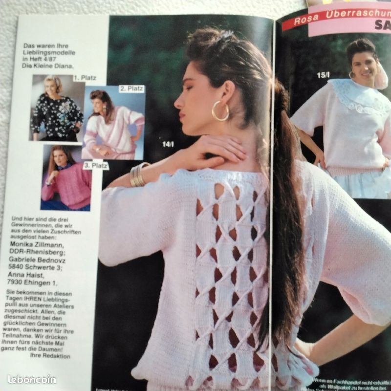 Lot 2 magazines tricot diana (image 4)