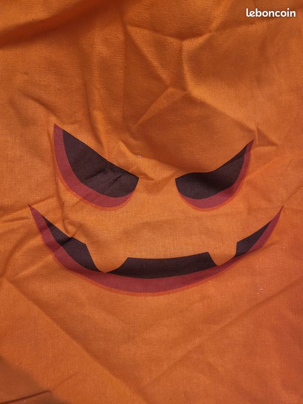 🔹Tote bag orange motif Halloween (image 2)