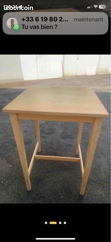 Table haute plus fauteuils (image 11)