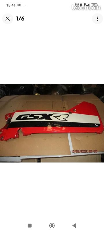Demi coque arrière gauche GSXR 1100 1986.1987 (image 1)