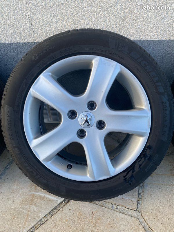 Jantes Peugeot 16 Pneus Michelin 205/55 R 16 (image 2)