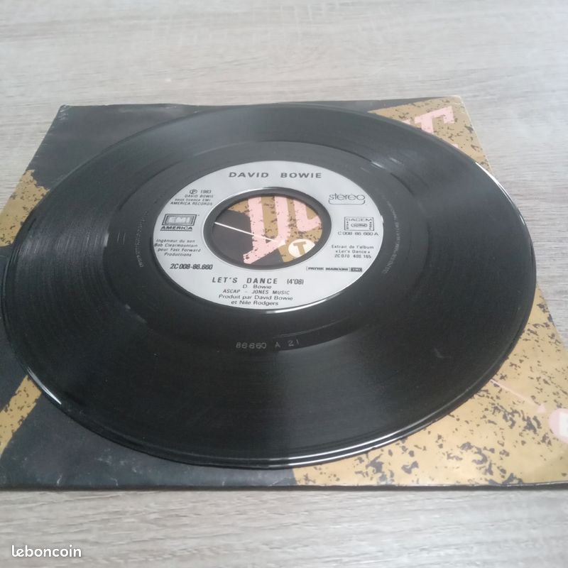 Vinyle 45 tours David Bowie Let's Dance (image 3)
