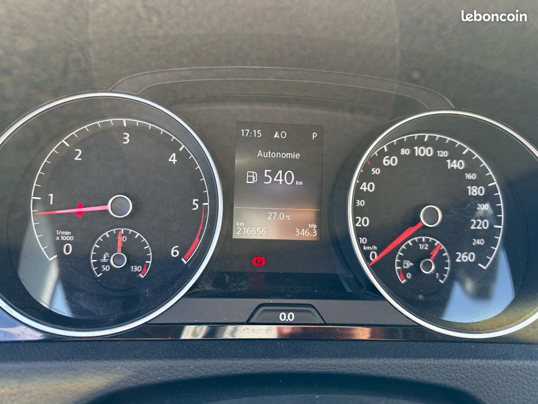 Volkswagen Golf VII Berline Carat BMT DSG7 *ALCANTARA CHAUFFANT*216000KMS*7990EUROS (image 10)