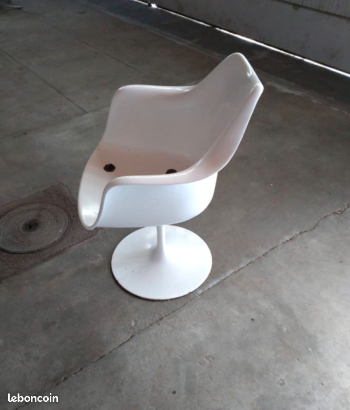 Deux fauteuils tulipe Knoll (image 3)