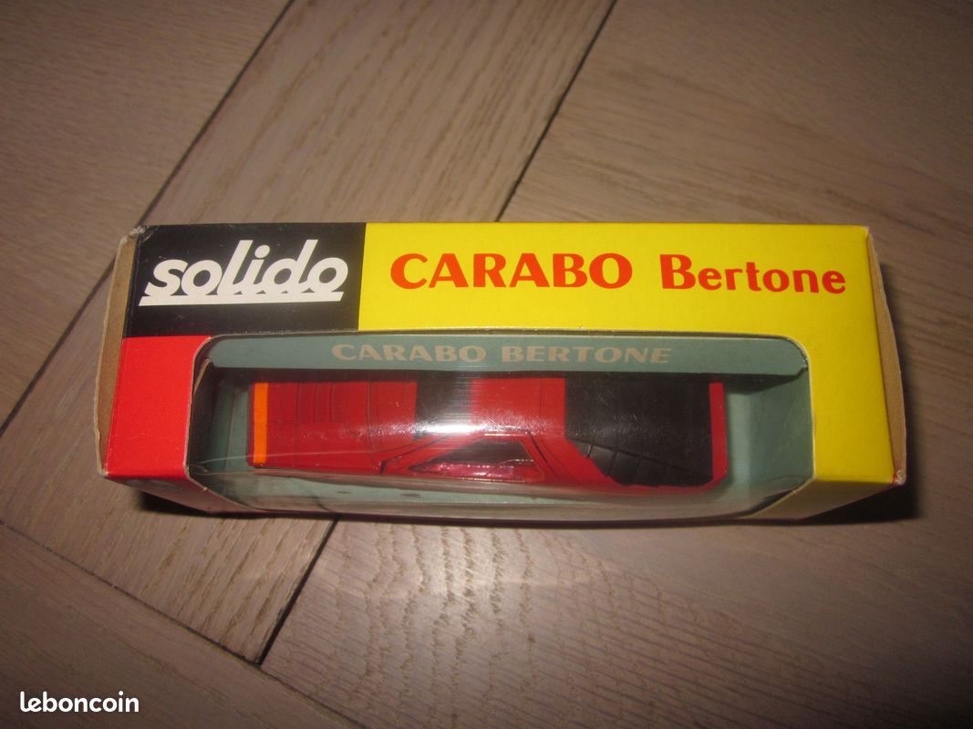 Solido 1/43 Alfa Romeo Carabo Bertone – Vert Métal – Modèle De Collection