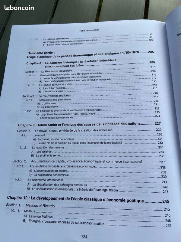 Histoire de la pensée économique. Science Po, Classes préparatoires, universités. / Yves Perez (image 8)