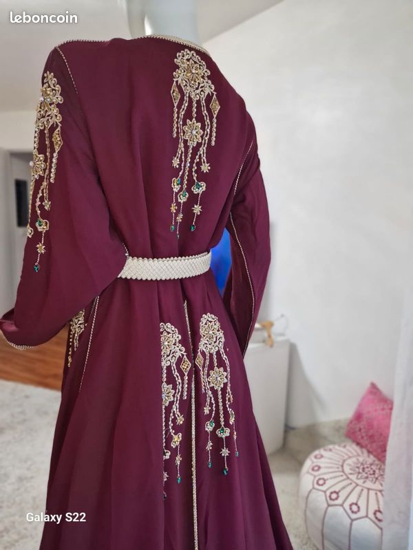 Caftan Marocain Caftan Tissu Galaxy Caftan Neuf Vêtements