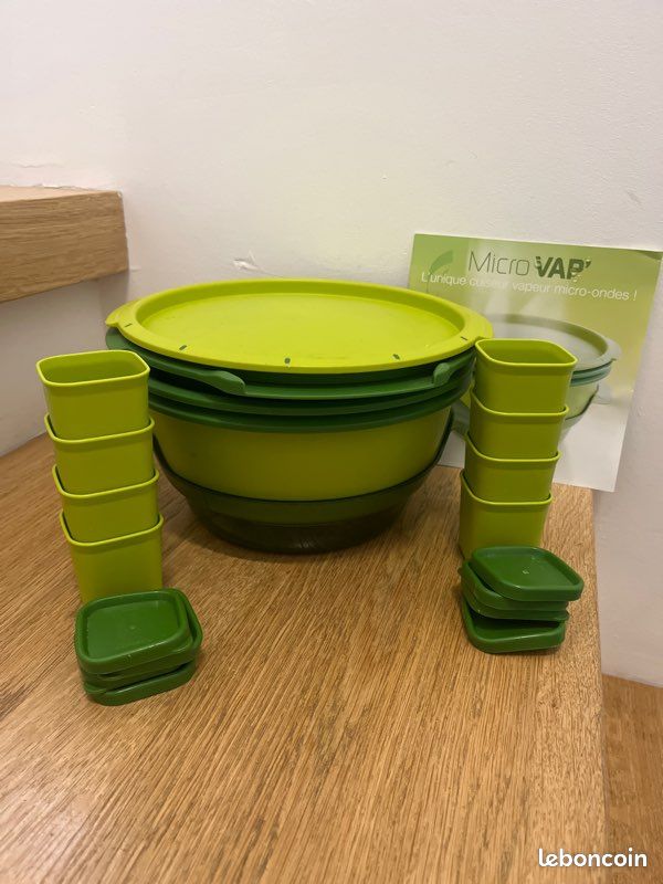 Tupperware micro vap, passoire suprieure, insert , 8 ramequins - Arts de  la table
