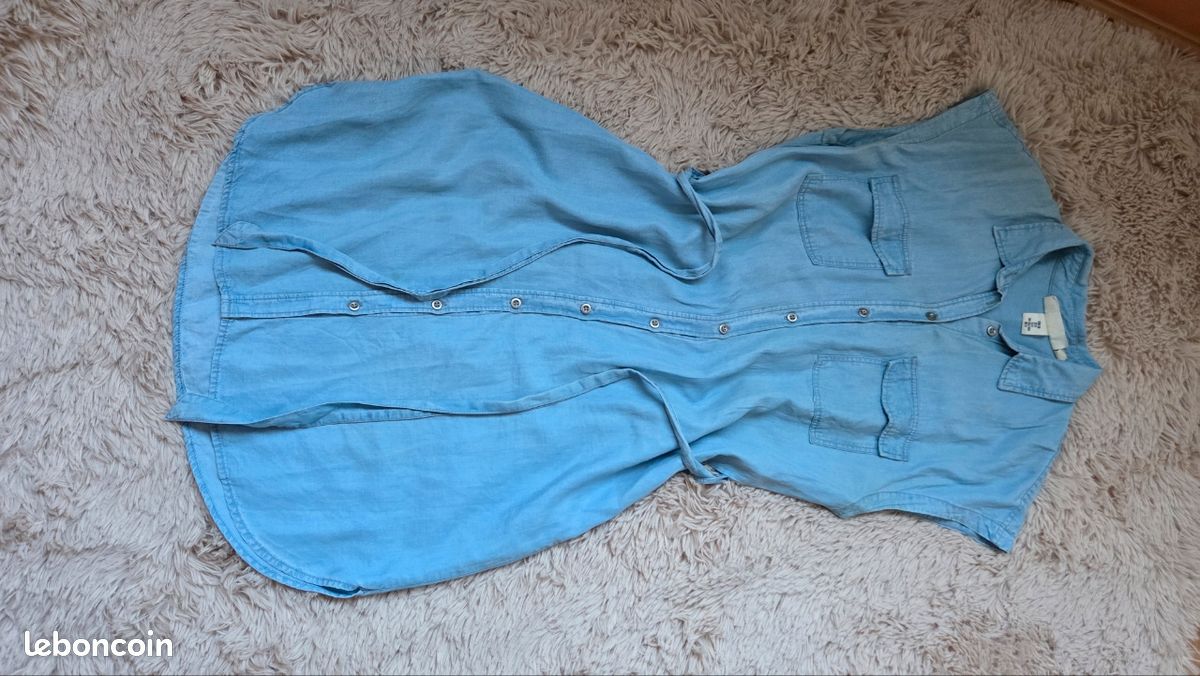 Robe longue apparence jean (image 1)