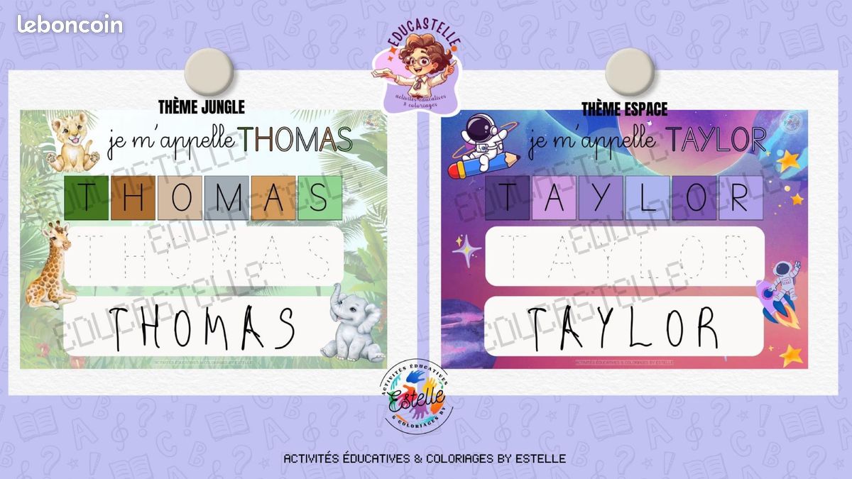 Affiche apprendre écrire son prénom (image 8)