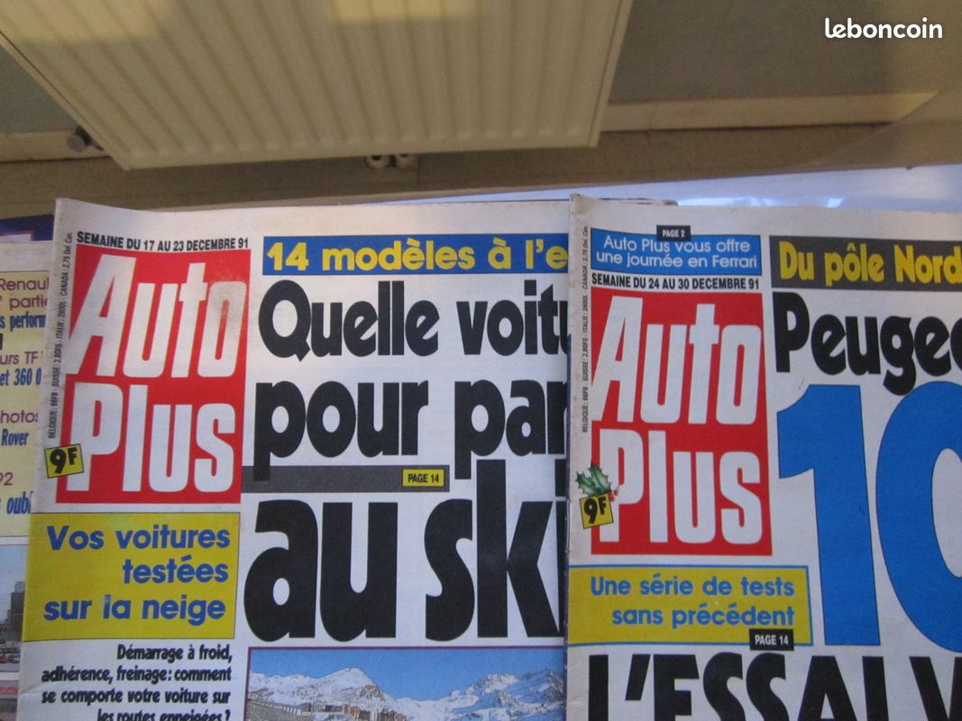 5 Auto Plus an 91 et 1 Janvier 92 voir photos lire l'annonce (image 5)