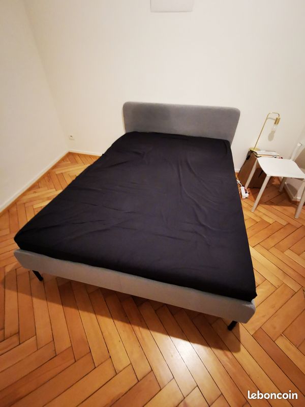 Lit sans matelas - acheté neuf et utilisé seulement 10 mois (image 6)