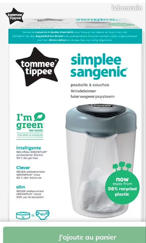 Poubelle à couches Tommee Tippee (image 5)