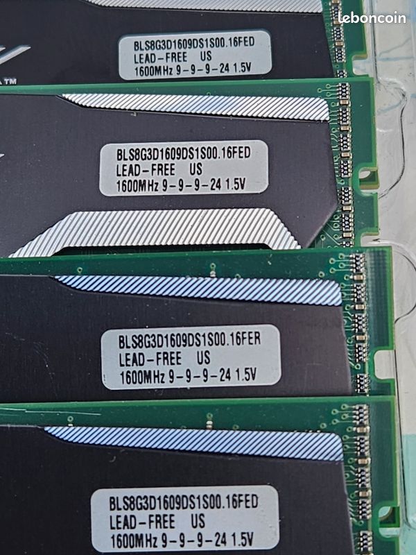 4 barrettes RAM crucial (image 1)
