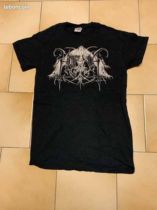 T-shirt HORNA Noir Taille S Pour Homme - Basique Regular - Neuf Sans étiquettes