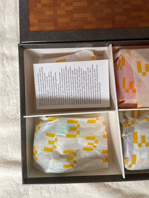 Coffret Collector McDonald's Minecraft – Collection Complète De Figurines – NEUF
