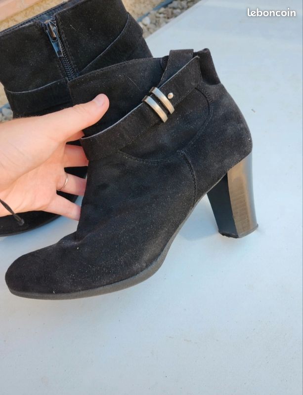 Bottines à talon Di Fontana t39 Chaussures