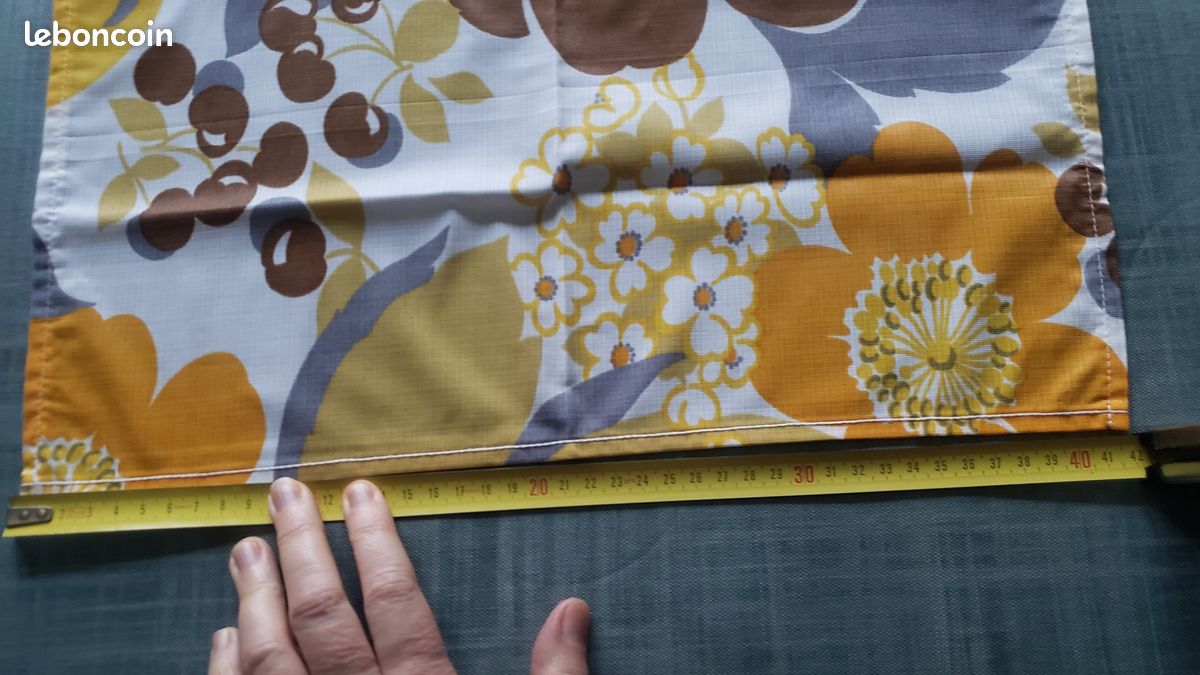 Lot de 12 serviettes en tissu vintage - Linge de maison