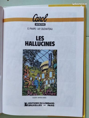 [Bande dessinée] Les Hallucines - Bon état (image 2)