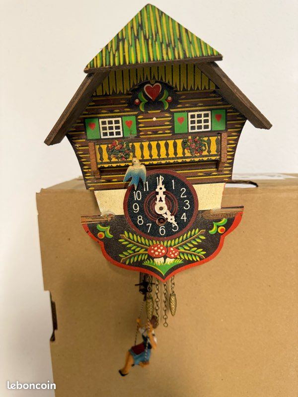 YOSOO Jouet d’horloge en bois 3D Horloge numérique 3D en bois, horloge