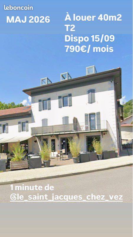 Appartement 2 pièces 40 m² · à Sallanches · 40 m² · 790 €/mois