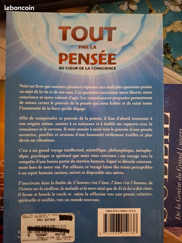 Tout par la pensée - Au cœur de la conscience - Adéla Tremblay Sergerie & al. - Édition 2011 RARE (image 2)