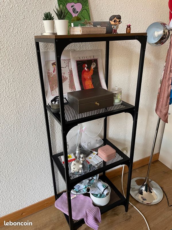 Étagère noire et bois Ikea (image 2)