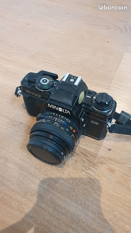 Appareil Photo Reflex Argentique MINOLTA SRT-100X + Lot Objectifs Et Convertisseur - Occasion