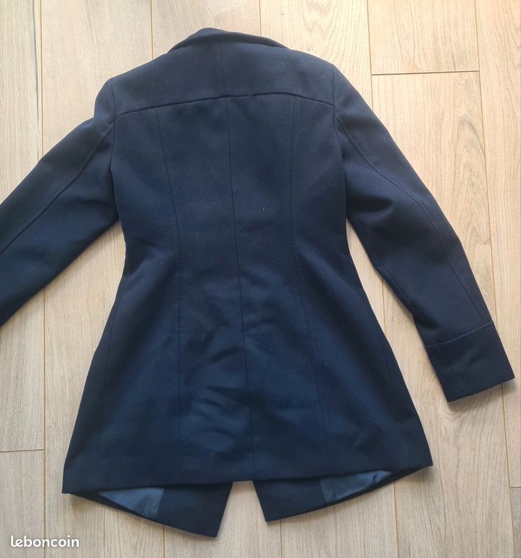 Manteau bleu marine Promod 38 (image 2)