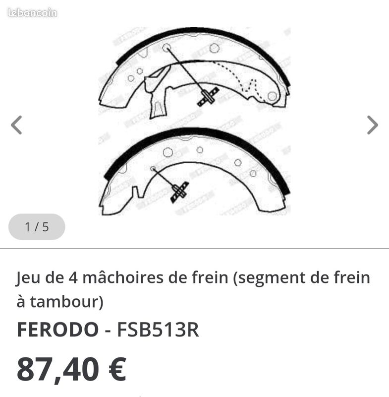 GARNITURE DE FREIN - YAKADRIVE