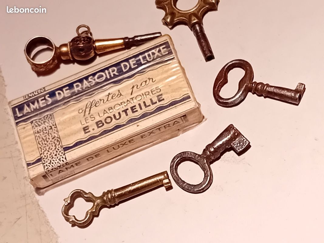 Clé De Remontoir Ancienne Pour Montre à Gousset (taille 7-37), Vintage, Sans Marque - Parfaite Pour Collectionneurs Ou Réparation