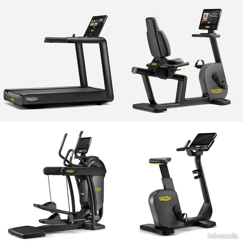 Salle de sport complète Technogym EXCITE LIVE nouveau modèle ( 4 machines cardio , tapis de course , vélo droit , vélo elliptique vario , vélo Semi allongé ) comme neuf (image 3)