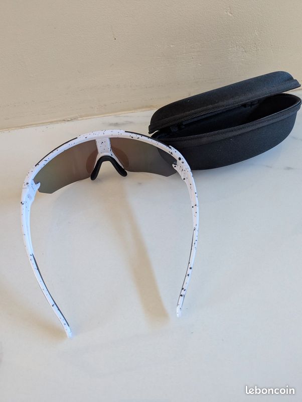 Lunettes De Soleil Sport FGen Homme - Lunettes Vélo Polarées UV400 Avec 5 Lentilles Interchangeables - Vision Nocturne & Conduite