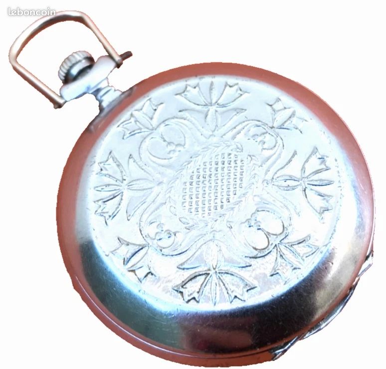 Montre à gousset mécanique Molnija URSS 3602 N°051698 CCCP (image 1)