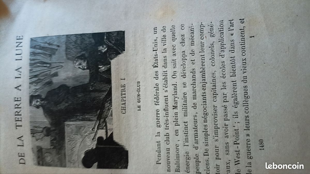 Livre de la Terre à la Lune Jules Verne (image 5)