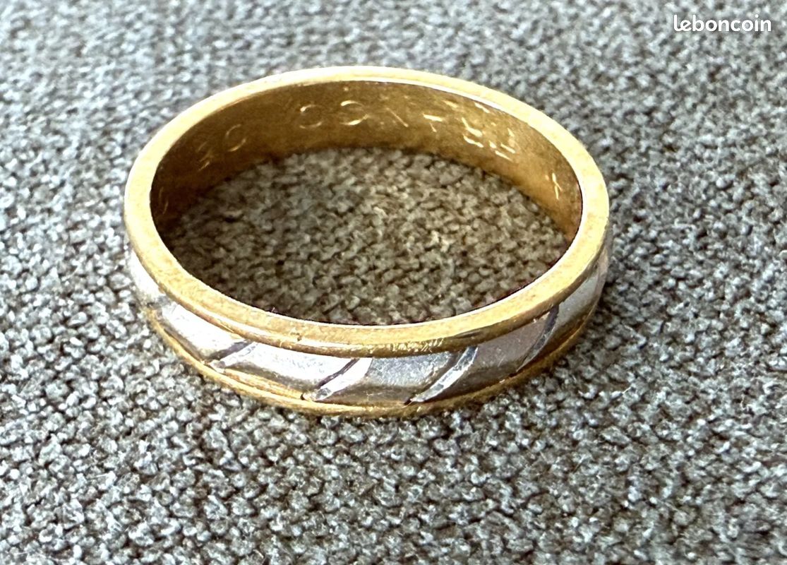 Alliance Or 18 Carats - Taille 57, Occasion