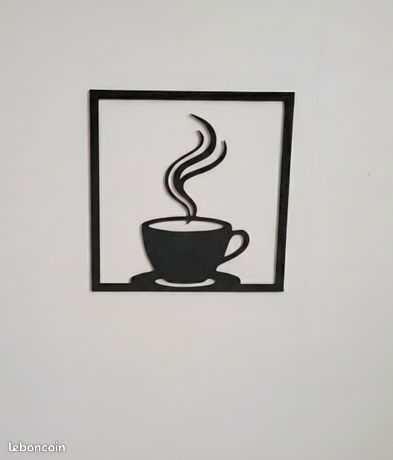 tableau dessin tasse de café | La maison des tableaux