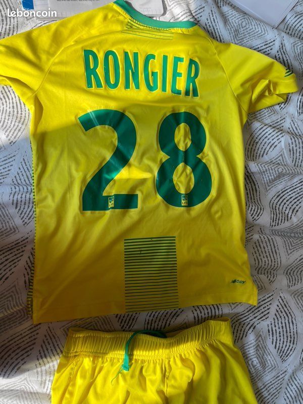 Maillot Fc Nantes Umbro Synergie 2017 2018 Rongier #28 Jersey Homme - S