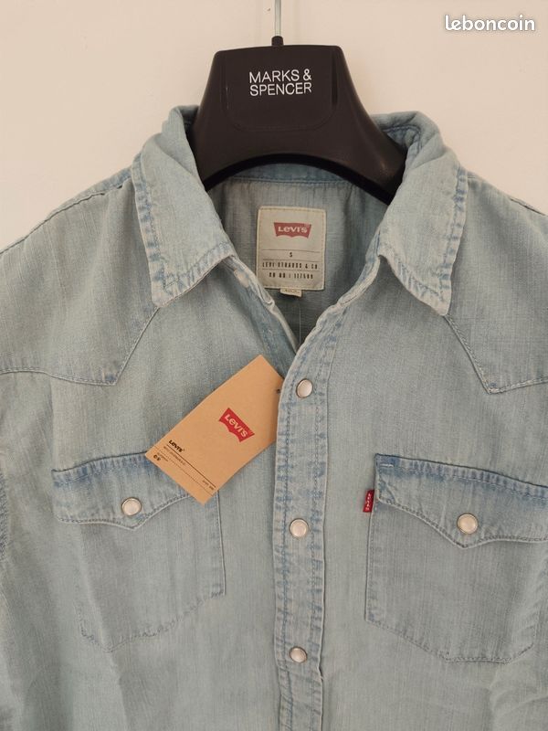 Chemise en jean Levi's homme S (image 3)