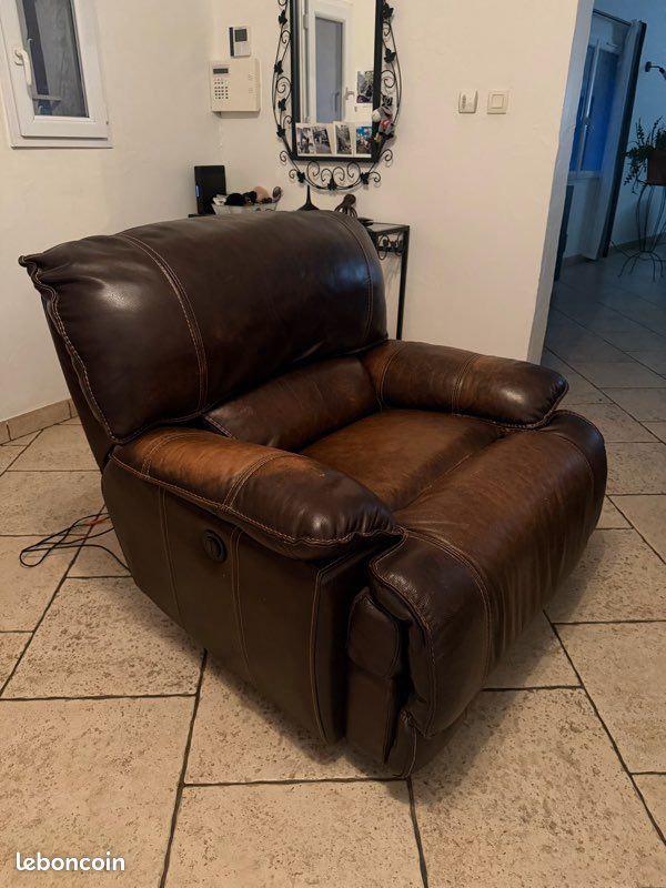 Canapé et fauteuil motorisés (image 2)