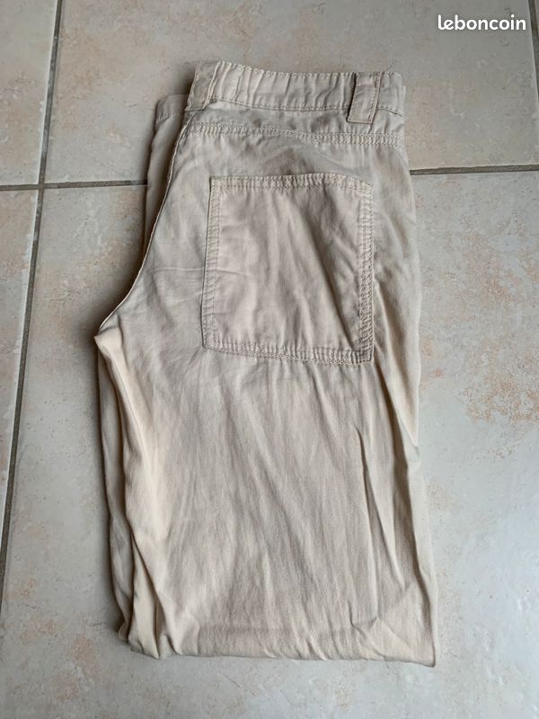 Pantalon cargo beige femme Jennyfer (image 3)