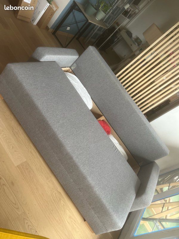 Canapé convertible gris ikea (image 8)