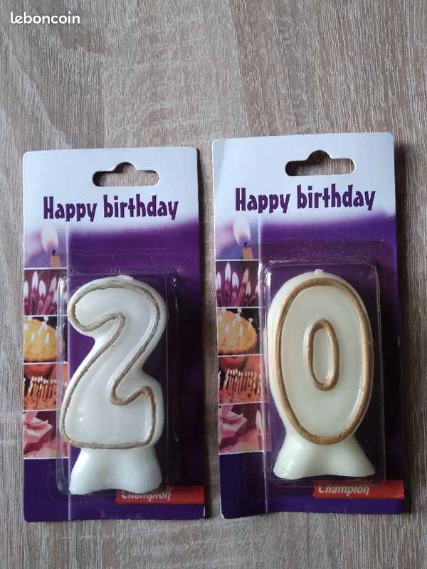 Bougies anniversaire (image 1)