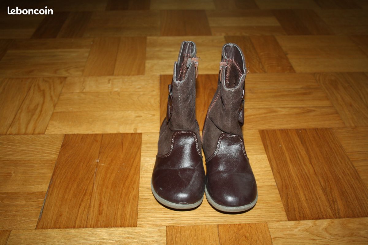 Botte fille avec noeud - Marron - T 29 - Bon Etat (image 3)