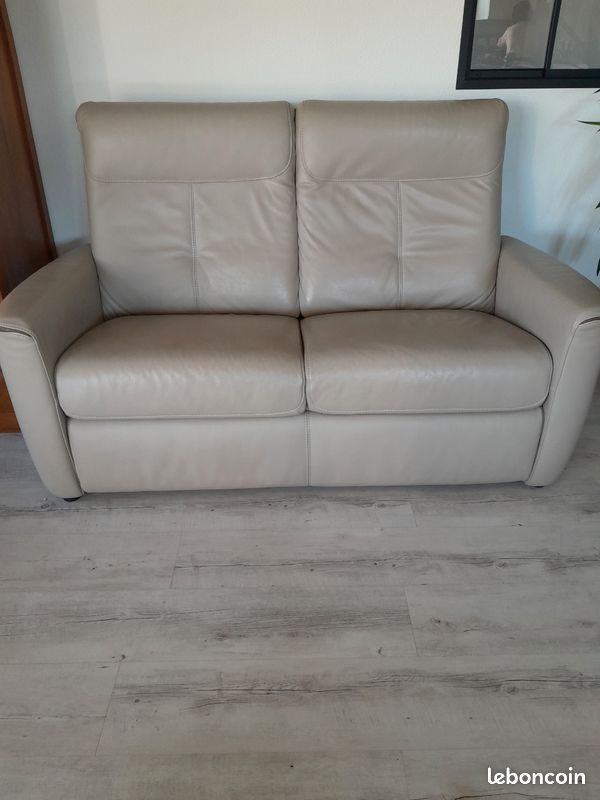Canapé cuir (image 1)